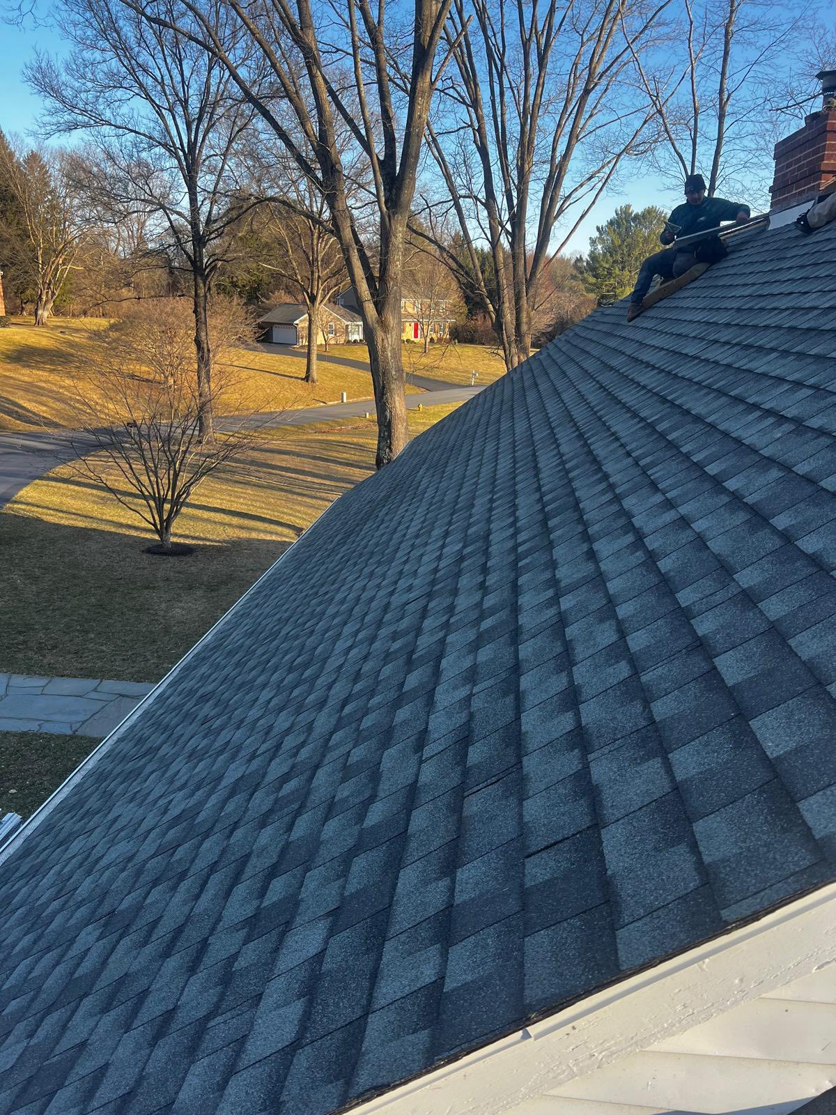 Architectural shingle roof